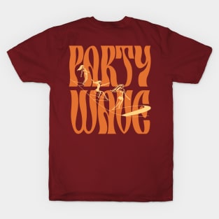 Party Wave Yellow and Orange T-Shirt